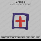cross 2 Embroidery
