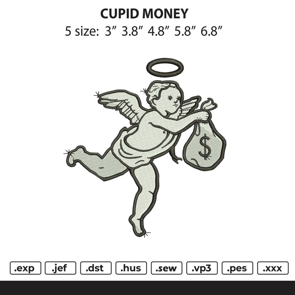 Cupid money Embroidery