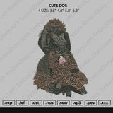 Cute Dog Embroidery