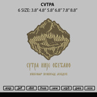 Cvtpa Embroidery