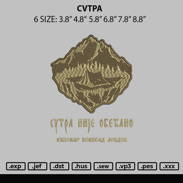 Cvtpa Embroidery