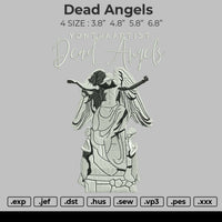 Dead Angels Embroidery