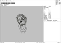 Dead Inside Embroidery File 6 sizes