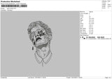 Dead Inside Embroidery File 6 sizes