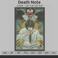 Death Note Embroidery
