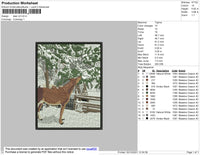 Deer Embroidery