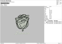 Delrosa Embroidery File 6 sizes
