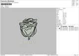 Delrosa Embroidery File 6 sizes
