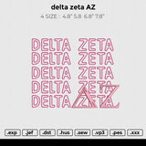delta zeta AZ