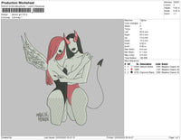 Demon girl Embroidery