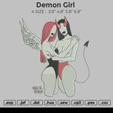 Demon girl Embroidery