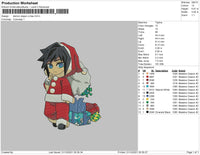 Demon Slayer Xmas Embroidery