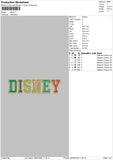 Color Text Embroidery
