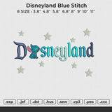 Disneyland Blue Stitch