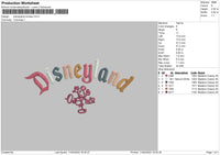 Mickeyland Embroidery