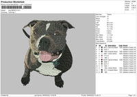 Dog 0606 Embroidery File 6 sizes