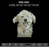 Dog 3003 Embroidery