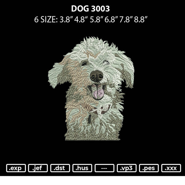 Dog 3003 Embroidery