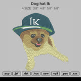 Dog Hat LK Embroidery