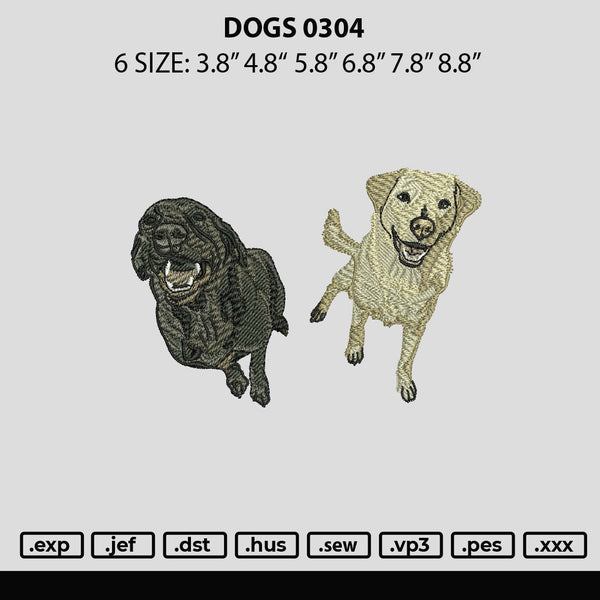 Dogs 0304 Embroidery