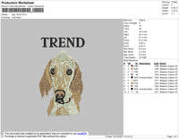 Dog Trend Embroidery