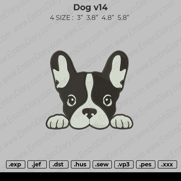 Dog V15  Embroidery