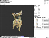 Dog V18 embroidery