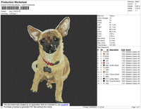 Dog V18 embroidery