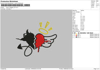 Draco 02 Embroidery File 6 sizes