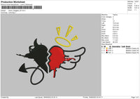 Draco 02 Embroidery File 6 sizes