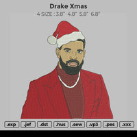 Drake Xmas Embroidery