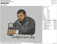 Drake 02 Embroidery