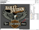 Harley Davidson Est. 1903 Embroidery