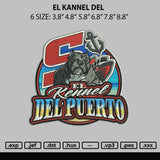El Kannel Del Embroidery File 6 sizes
