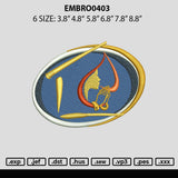 Embro0403 Embroidery File 6 sizes