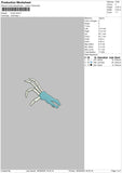 Emily Hand Embroidery File 6 sizes