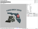 Florida Bobcat Embroidery