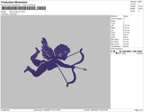 Flying Cupids v2 Embroidery