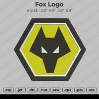 Fox Logo Embroidery