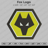 Fox Logo Embroidery