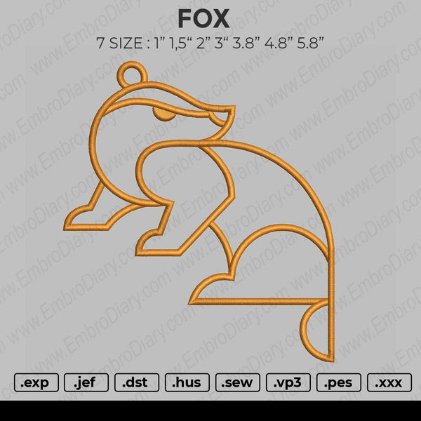 fox Embroidery