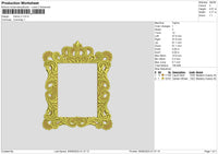 Frame V1 Embroidery File 6 sizes