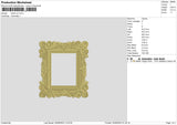 Frame V2 Embroidery File 6 sizes