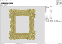 Frame V2 Embroidery File 6 sizes