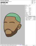 Frank Ocean Head Embroidery