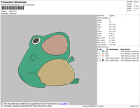 Frog Embroidery