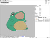 Frog Embroidery