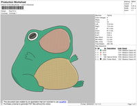 Frog Embroidery