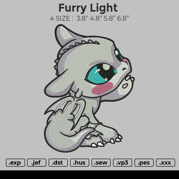 Furry Light Embroidery