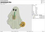 Ghost 110823 Embroidery File 6 size